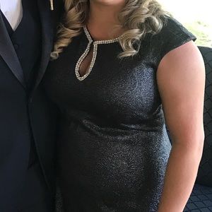 Melrose Black Cocktail Dress Size 10